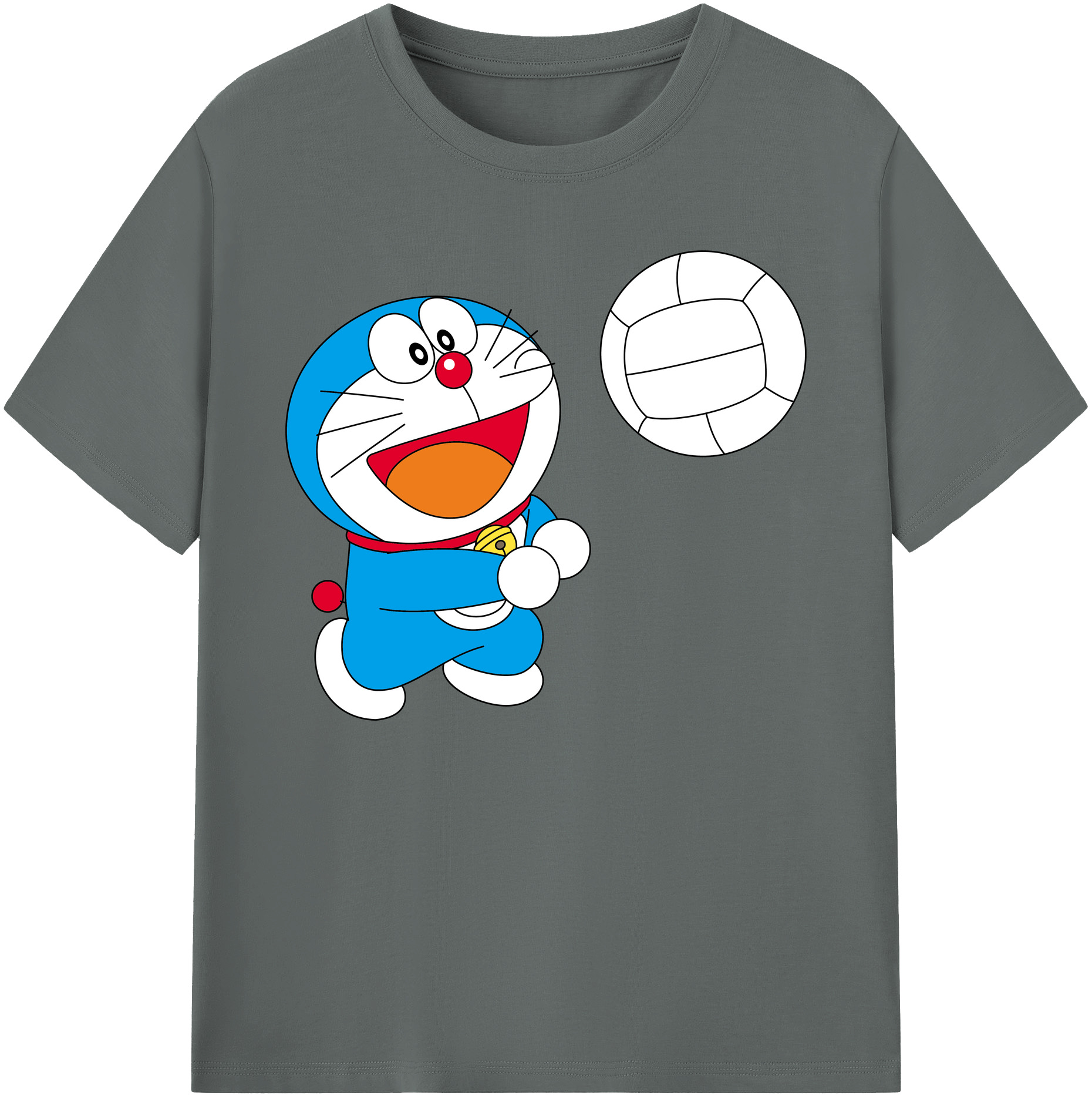（画像用） ドラえもん Doraemon 綿100％ メンズ半袖Tシャツ｜肌触りやわらか＆通気性